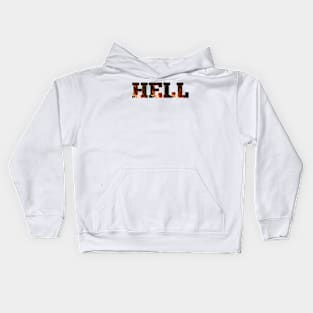 Hell fire danger Kids Hoodie